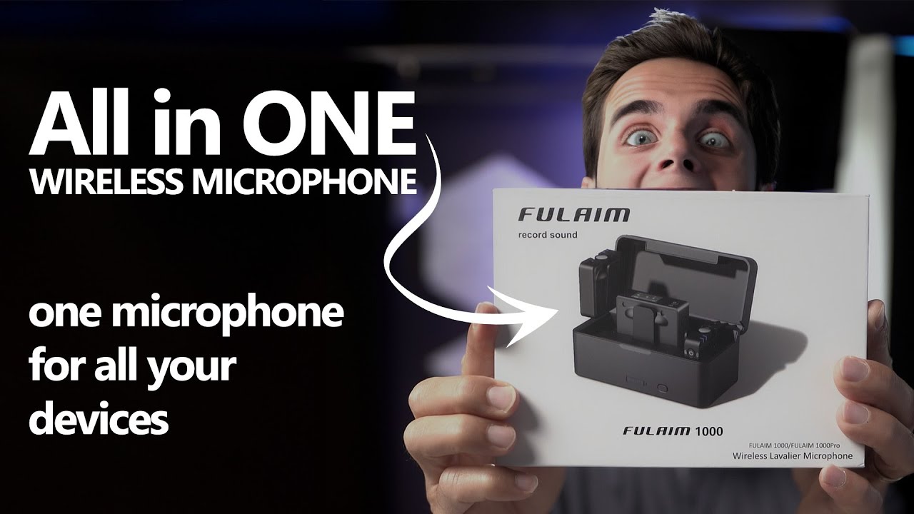all in one wireless lavalier microphone [FULAIM 1000 PRO]