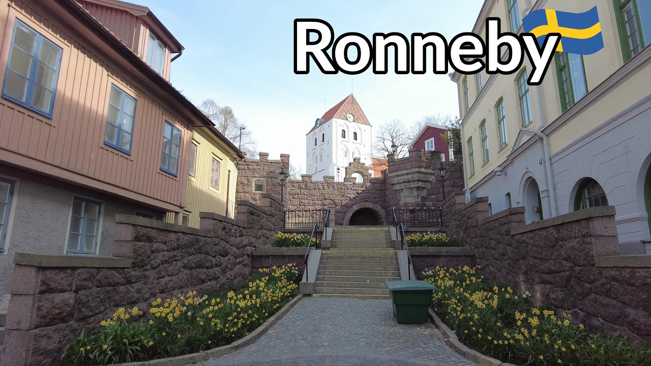 Sweden, walking tour of Ronneby