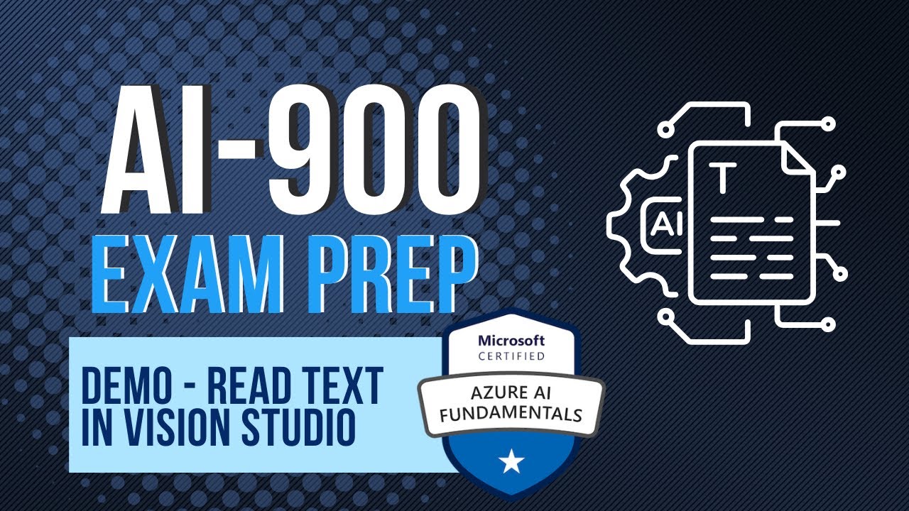 Demo - Read text in Vision Studio - AI-900 Exam Prep