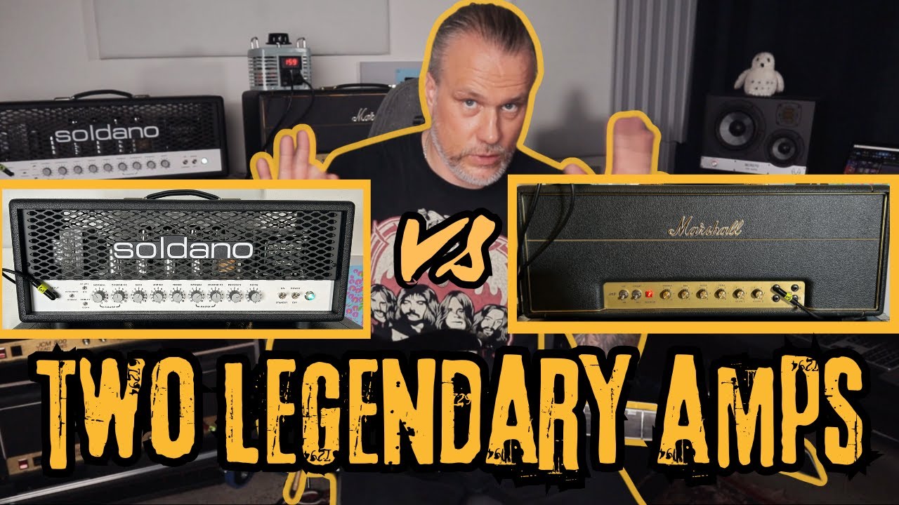 SOLDANO SLO-100 vs Modded MARSHALL 1959HW PLEXI