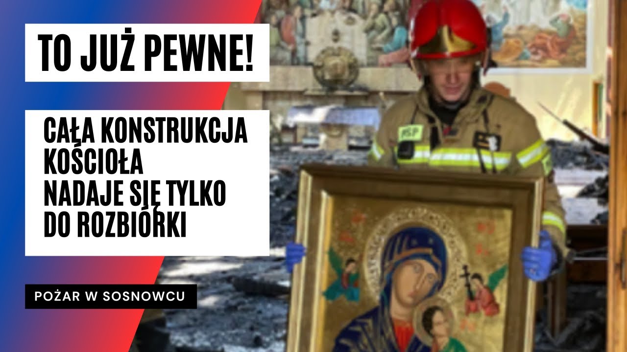 Pożar kościoła w Sosnowcu. Nie mamy dobrych wieści dla parafian | FAKT.PL