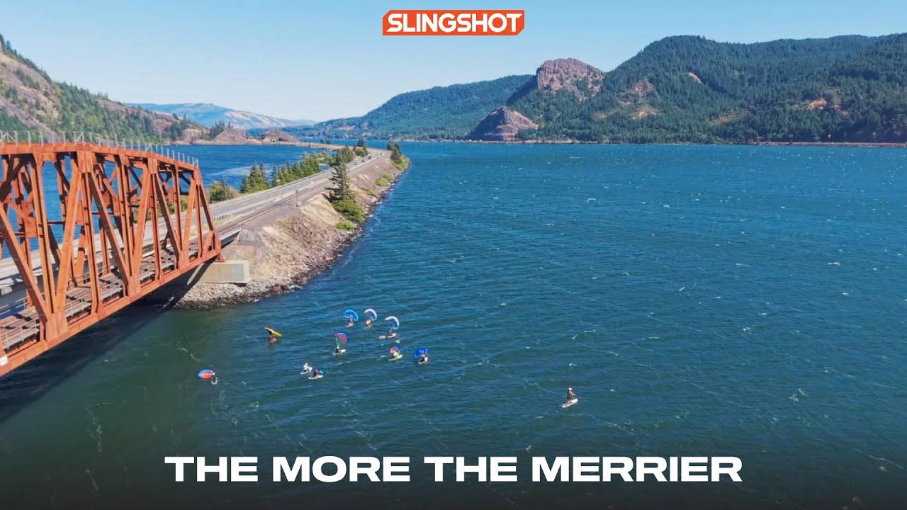 12 Person 5 Mile Downwinder! | Slingshot Foil