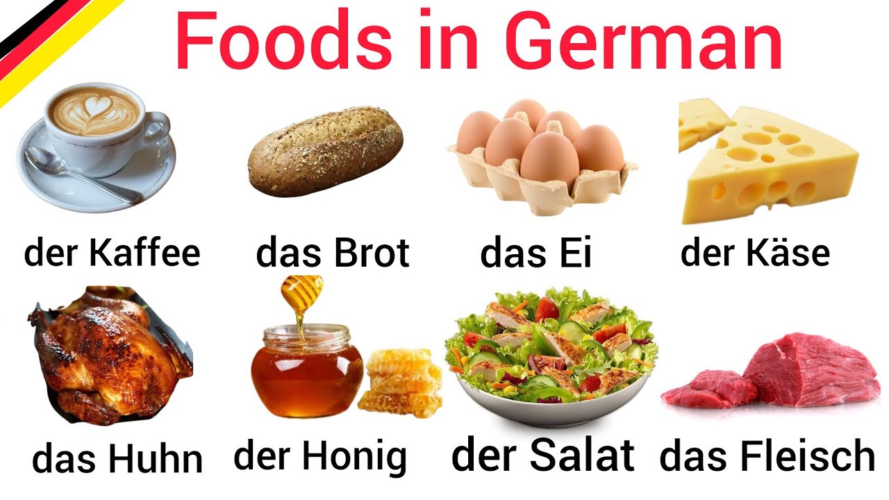 Food Names in German | Food Vocabulary | Learn Names of Food in German | Learn German Vocabulary 