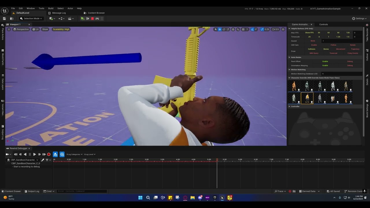 Unreal Engine 5 - GASP Dynamic Additive Overlay (Overview)