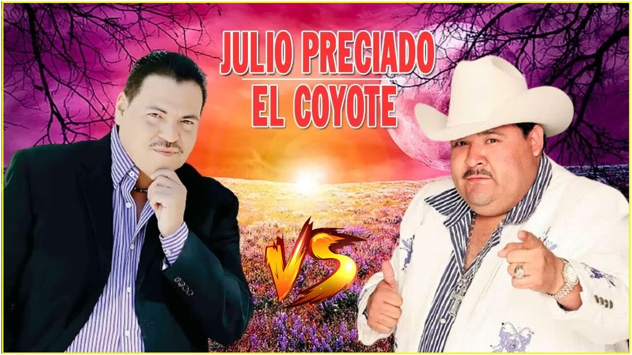 Julio Preciado, El Coyote 50 Mejor Canciones || Corridos Con Banda Mix Pa Pistear