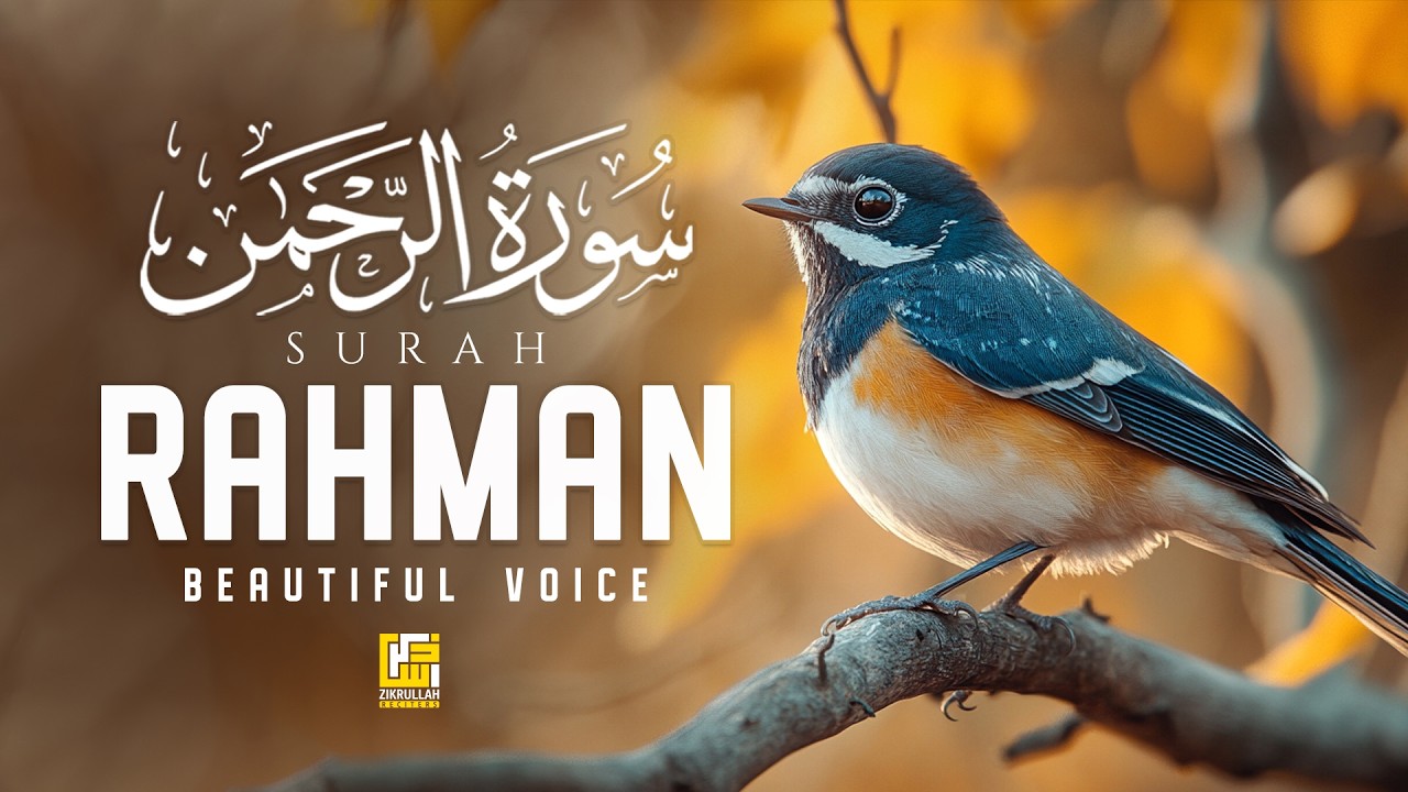 Surah Ar-Rahman سورة الرحمن | Soothing Voice & Relaxing Recitation For Deep Sleep | Zikrullah Tube