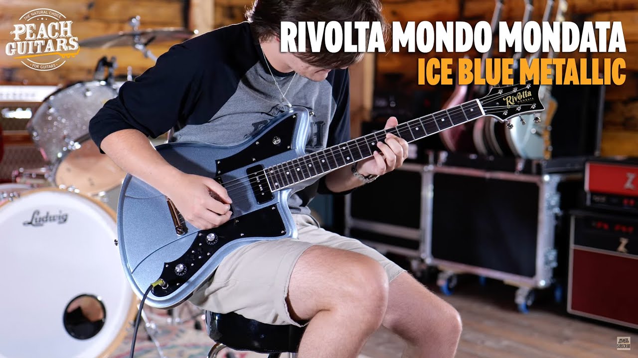 No Talking...Just Tones | Rivolta Mondo Mondata Ice Blue Metallic w/Gigbag