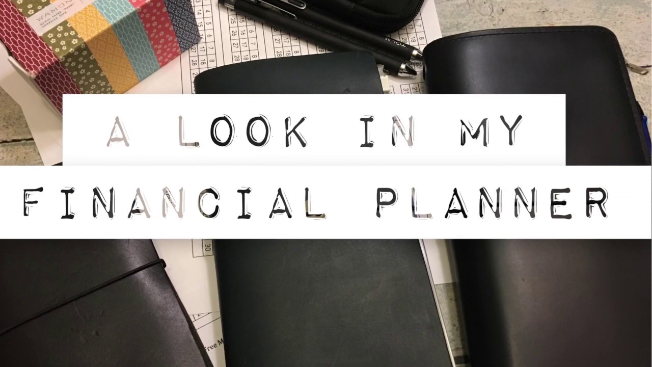A Look In My Financial Planner