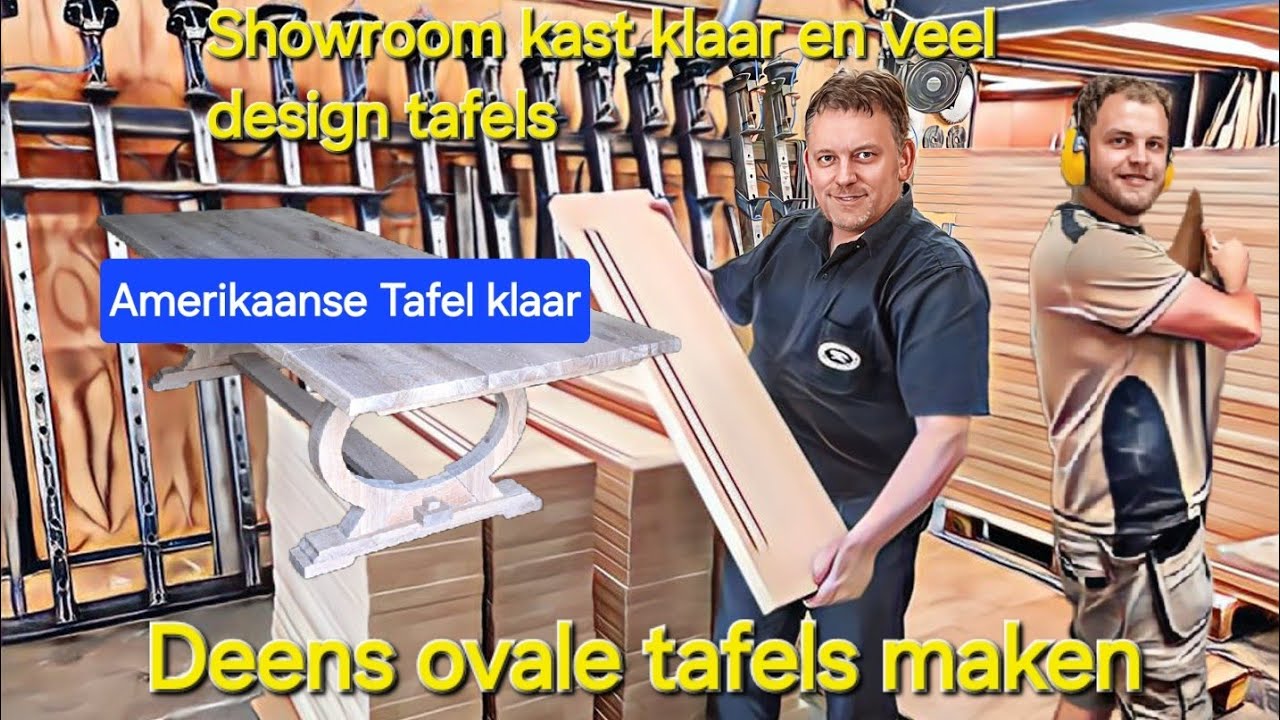 #29 | 4K | Een week vol houtbewerking in de meubelfabriek | Mooie tafels en kasten gemaakt