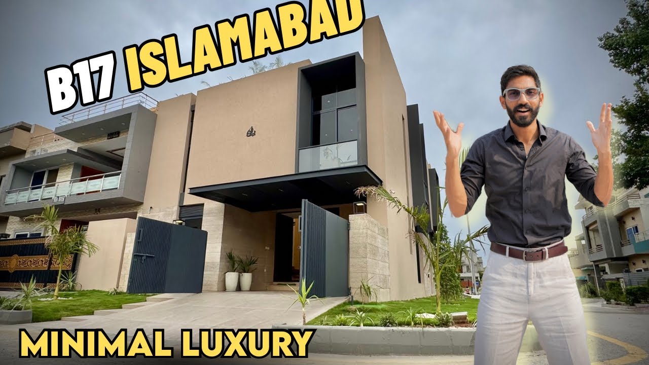 8 marla corner &ldquo;THE MOST-BEAUTIFUL MINIMAL HOUSE&rdquo; For Sale in B17 Islamabad