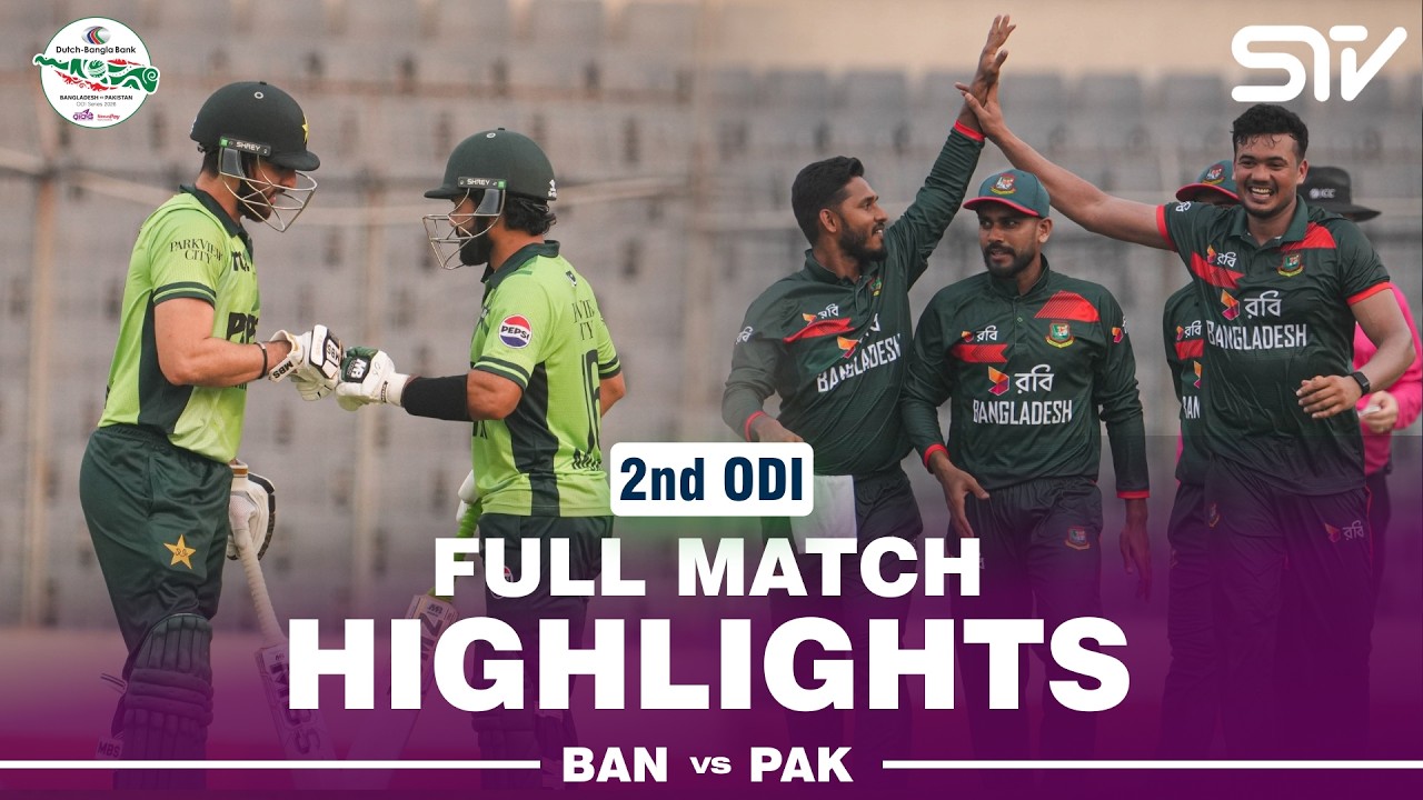 Full Highlights | Bangladesh vs Pakistan | Match 02 | ODI Series 2026 | M9F1J