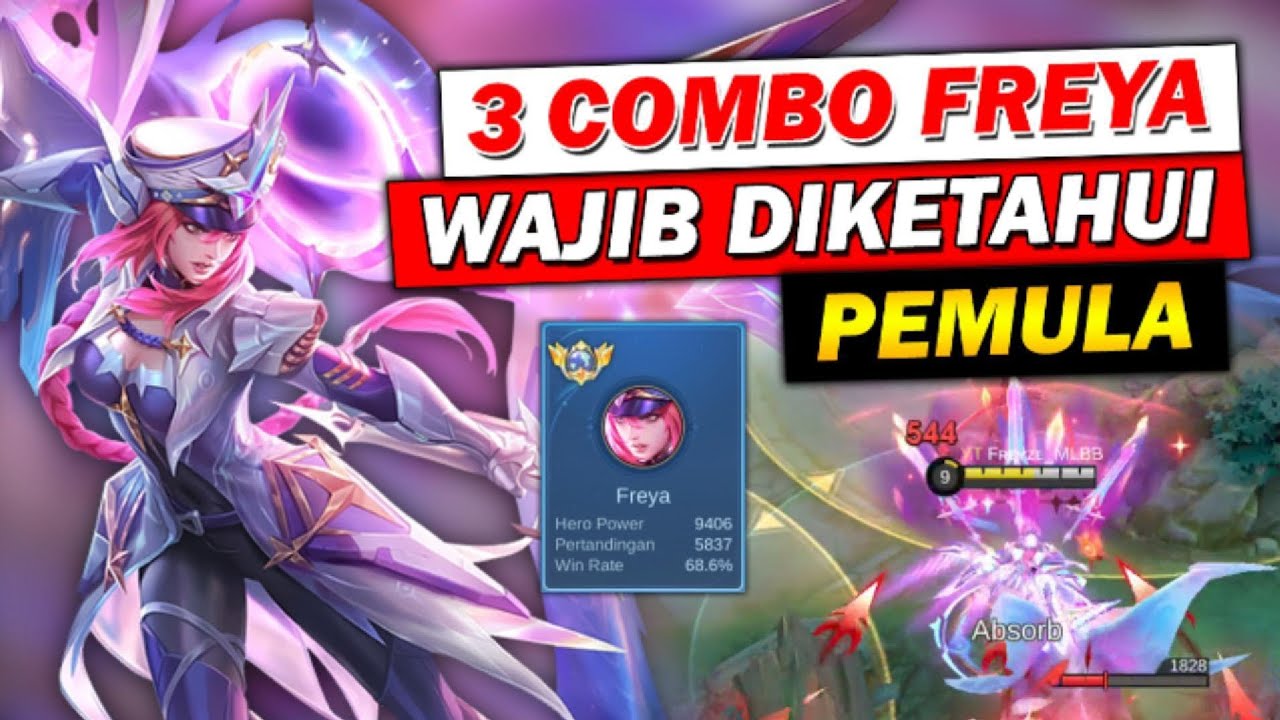 Beginners Must Know.. These 3 FREYA Combos Will Make You Even More GG! MLBB