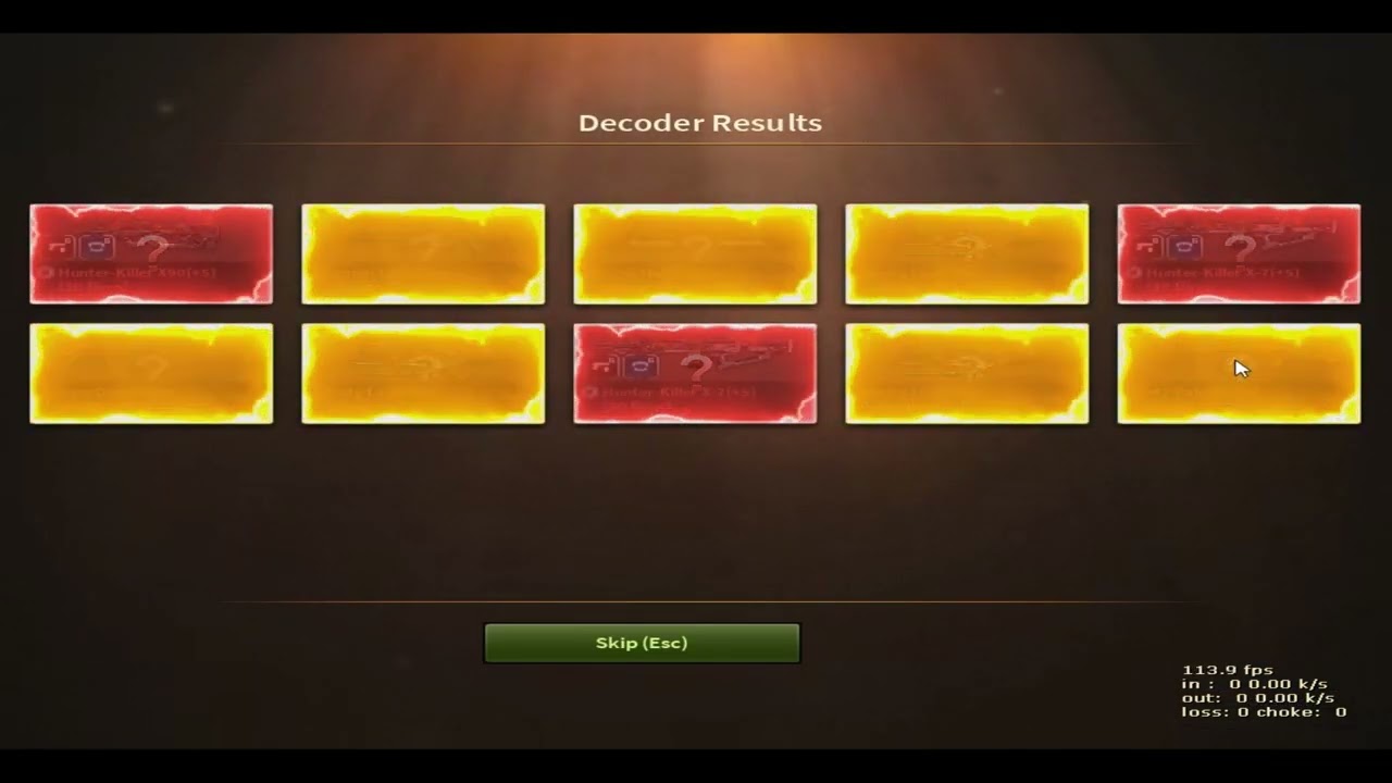 CSNZ Opening Too many Decoders