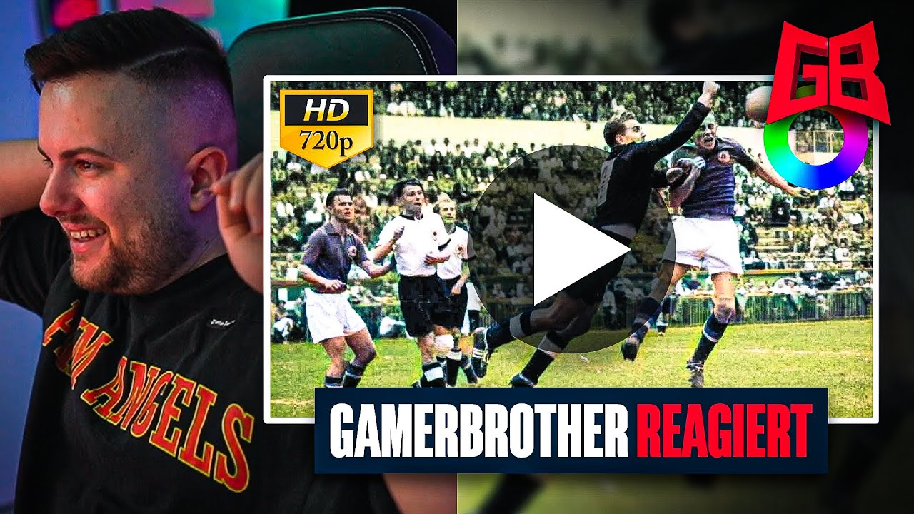 Das WUNDER von BERN 😍🏆 GamerBrother REAGIERT auf das WM FINALE von 1954: DEUTSCHLAND - UNGARN 😱🇩🇪