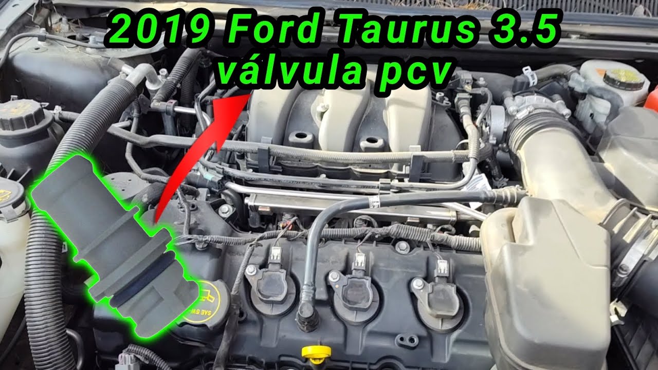 2019 Ford Taurus 3.5 Cómo cambiar la válvula pcv ( How to change the pcv valve )