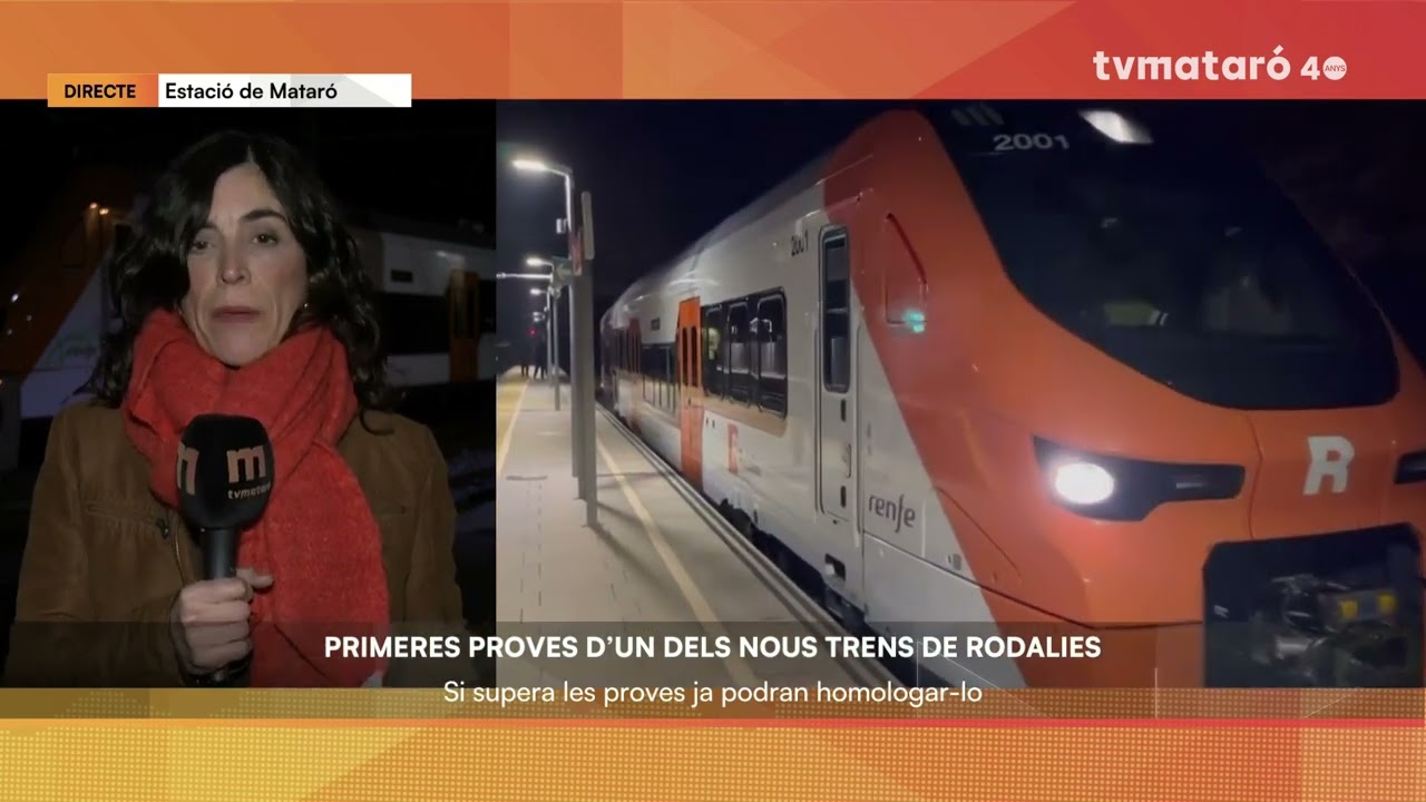 Comencen les proves per homologar els nous trens de Rodalies