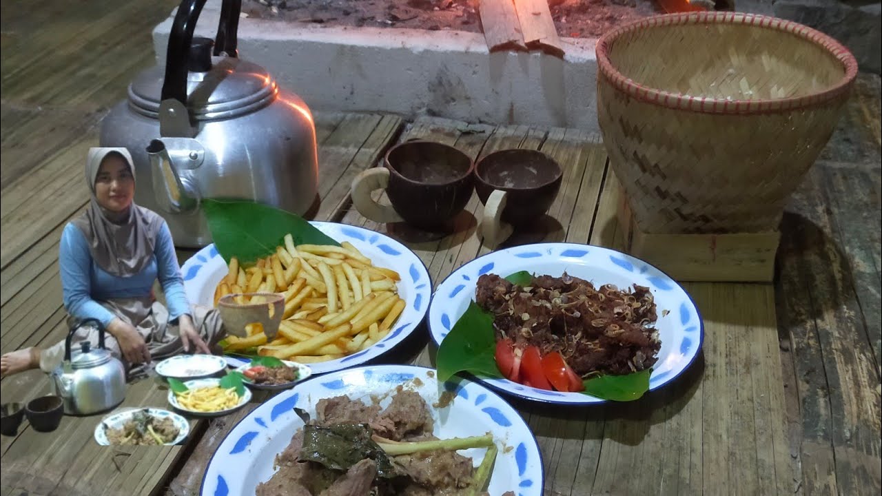 Cihuy Olahan Kampung Empal Sapi ..Kentang Goreng Bikin Gagal Diet
