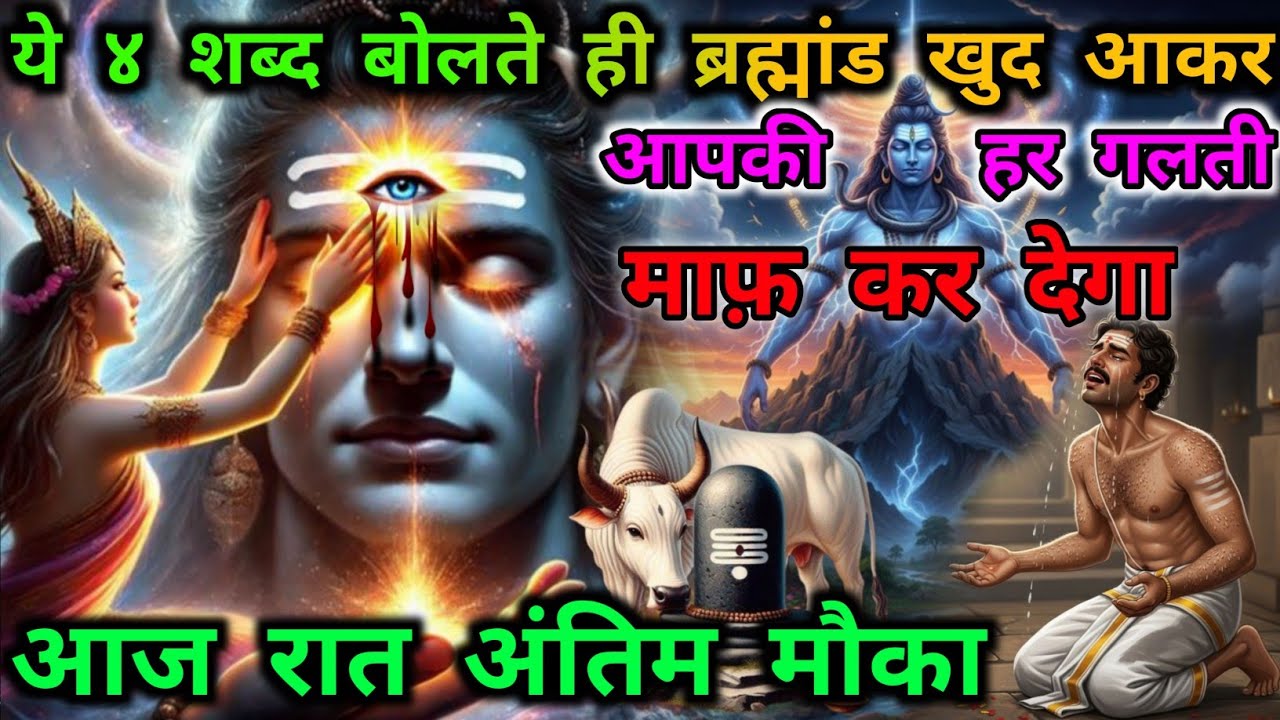 888🌈 Mahadev Ji Ka Sandesh😭💯 मैं तो तुम्हारे लिए ही आया हूं क्यों चिंता करते हो🕉️#god #shivshakti