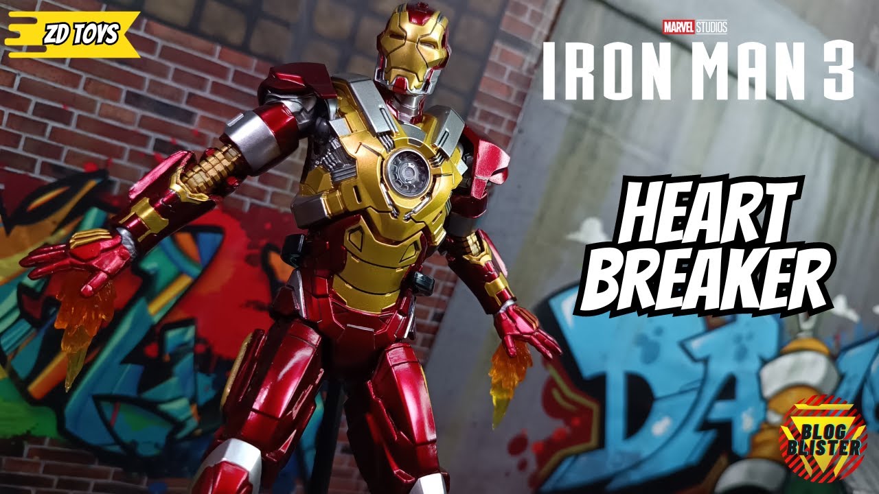 ZD TOYS Iron Man MK XVII Heartbreaker Iron Man 3 Reseña Review En Español