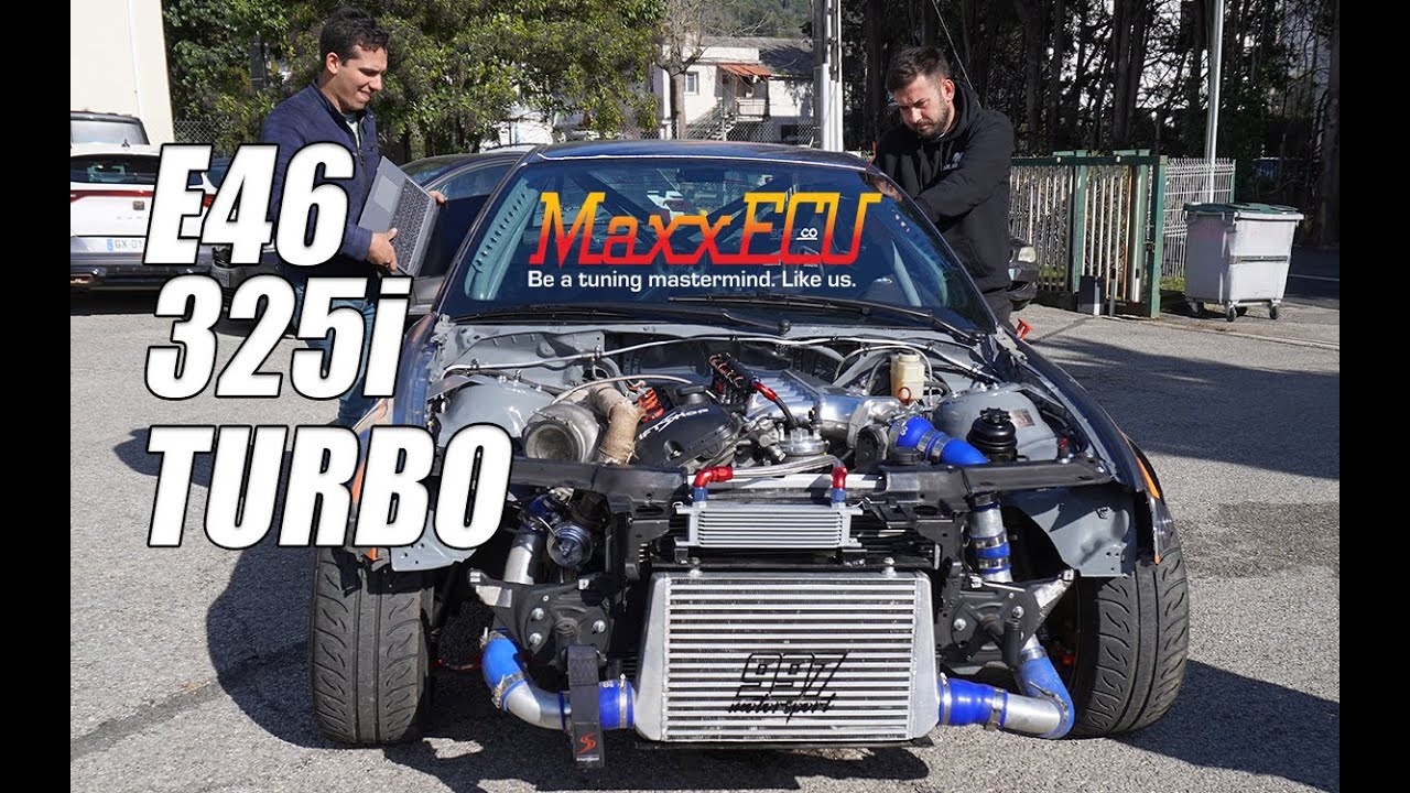 E46 325i Turbo, Première Cartographie sur BANC 🔥 Première casse sur banc 😲😲