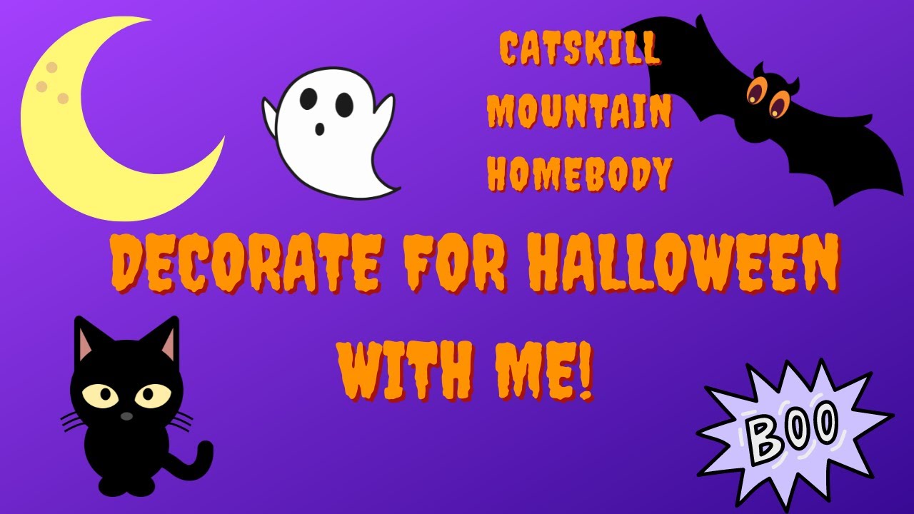 Decorate for Halloween with me!@catskillmountainhomebody #halloweendecor #halloween