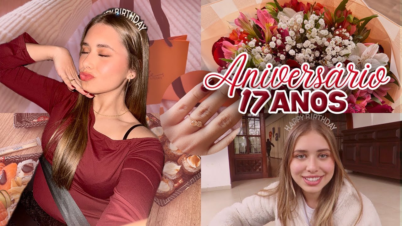 VLOG DE ANIVERSÁRIO | meus 17 anos com presentes, café da manhã na cama e parabéns! - Luiza Vinco