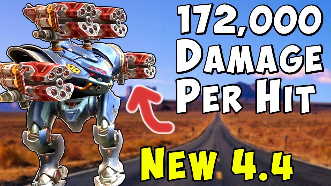 172,000 Dmg Per Hit? New War Robots 4.3 Mk2 Vortex Spectre Buff - WR