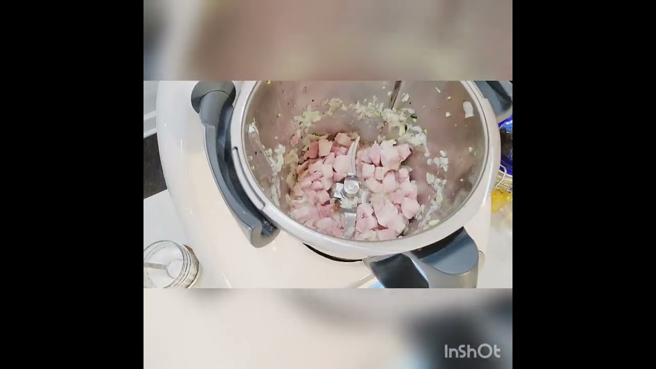Zucchini and bacon risotto with Thermomix tm6