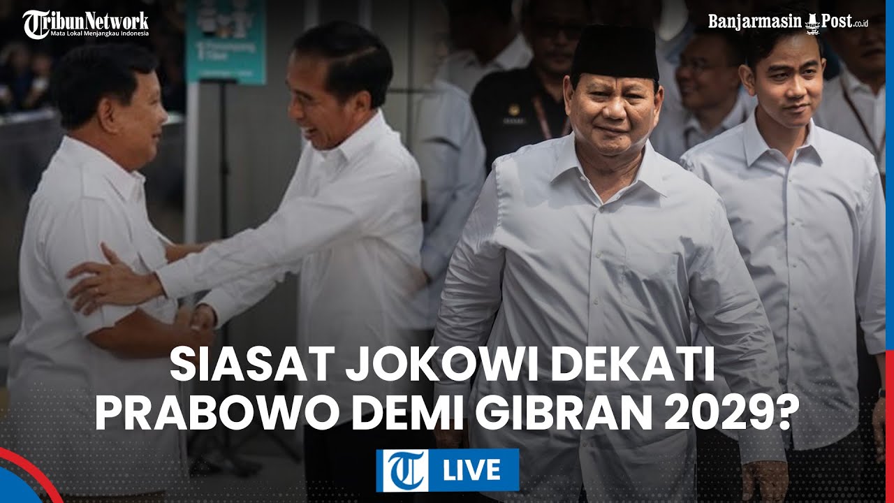 LIVE: Siasat Kunci Jokowi Terbongkar! Benarkah Dukung Dua Periode Demi Amankan Kursi Gibran 2029?