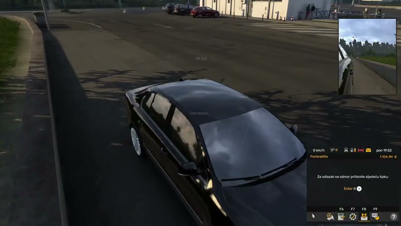 Euro Truck Simulator 2 - Dortmund to Zurich in a Skoda car Part I.