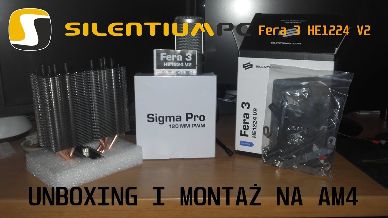 UNBOXING I MONTAŻ NA AM4 - SilentiumPC Fera 3 HE1224 V2