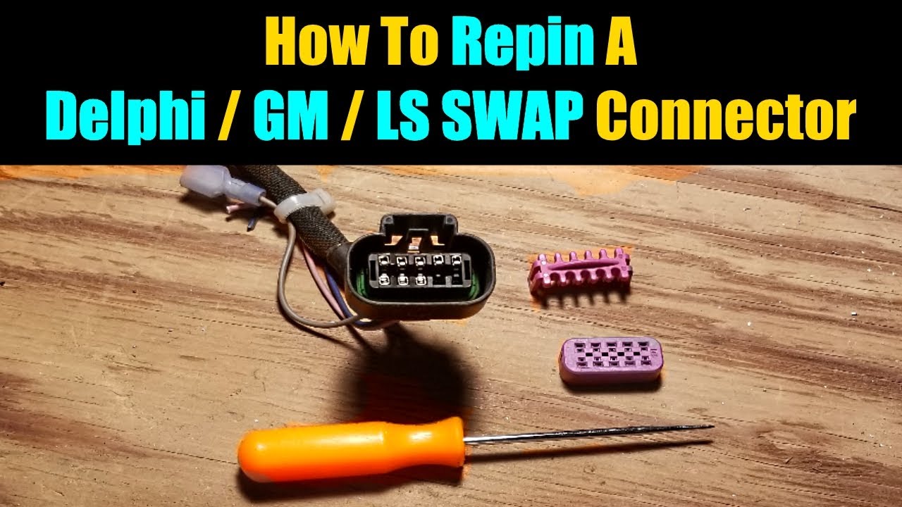 How To Depin A Connector GM LS LSX MSD and Delphi Connectors EASY | Custom Electrical 101 |