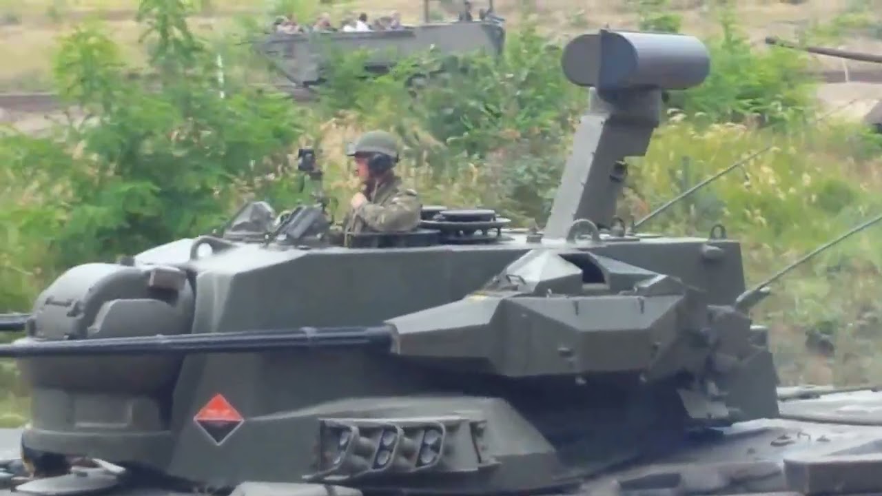 Anti-Drone Tank in action (Radar Equipped)