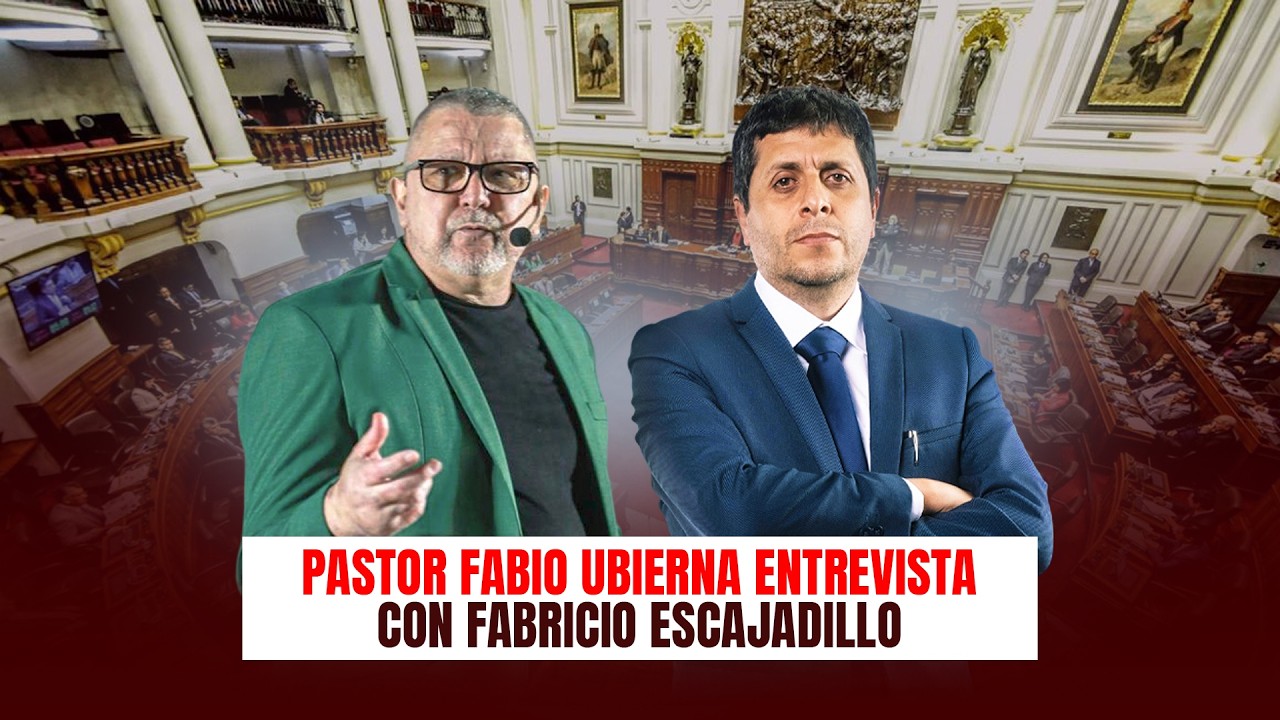 ENTREVISTA FABIO UBIERNA con FABRICIO ESCAJADILLO en RESURGE TV - Coyuntura Política Peruana.