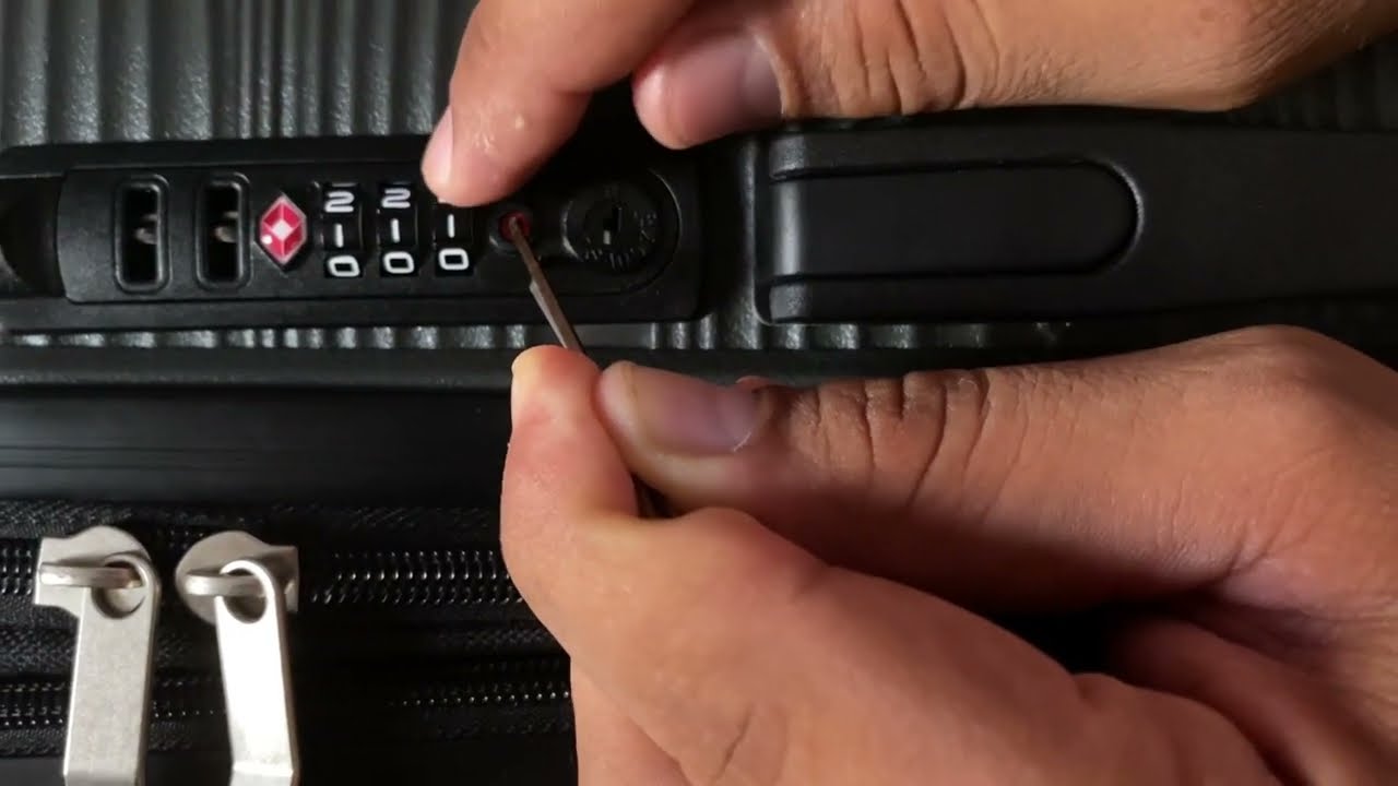 Cómo CAMBIAR la CLAVE de mi MALETA -  Cierre TSA