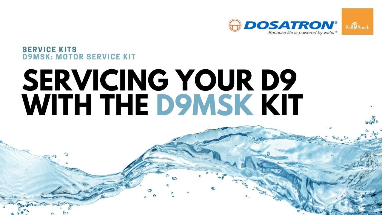 Dosatron D9 Service: Fitting the D9MSK (Motor Service Kit)