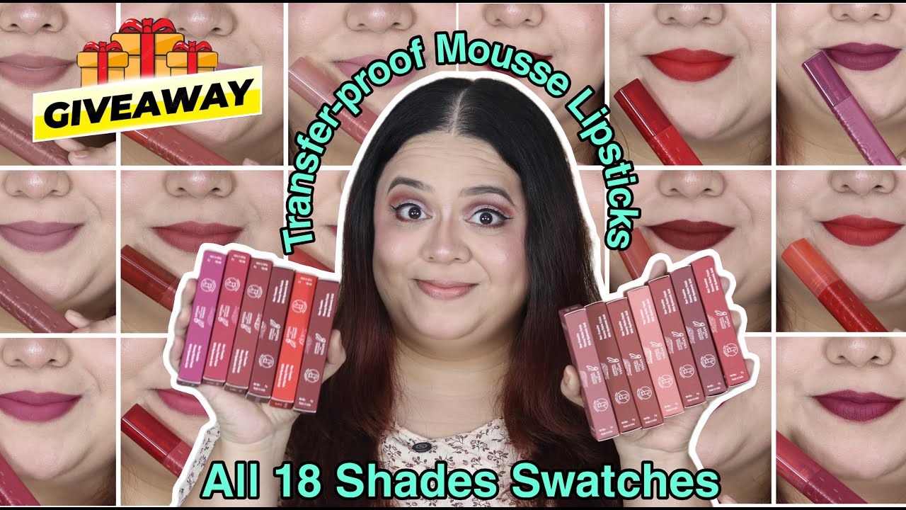 *НОВИНКА* Помады Swiss Beauty Mudpie Mousse: свотчи и обзор | Все 18 оттенков | Beauty Edit by Amy