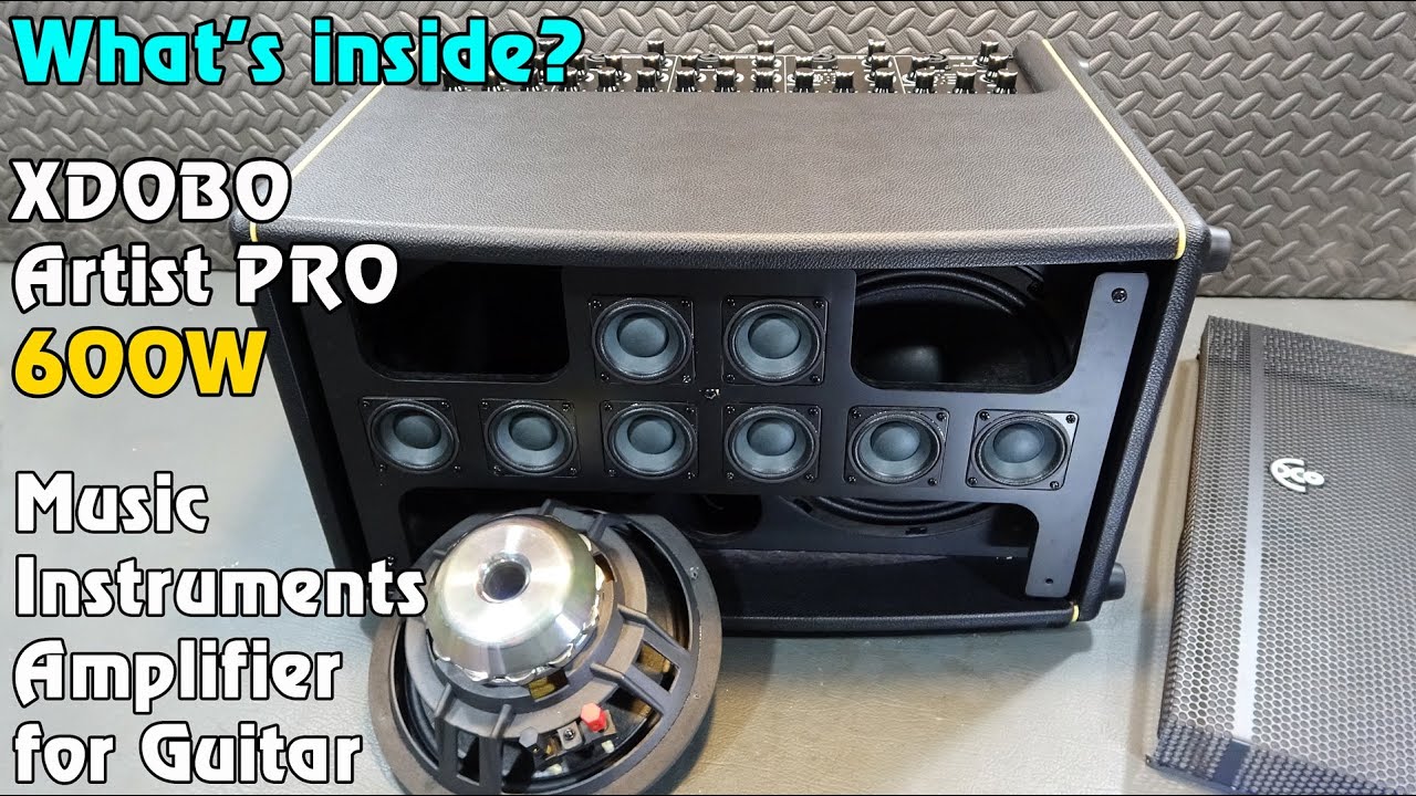 What's Inside xdobo Artist PRO 600 Watt Instruments Bluetooth Speaker
