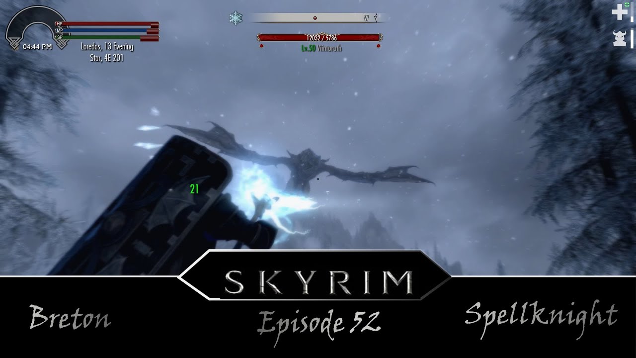 Skyrim Episode - 52 {Breton SpellKnight} {Stealing Frost, Stormcloak Courier, Warlord Gathrik}
