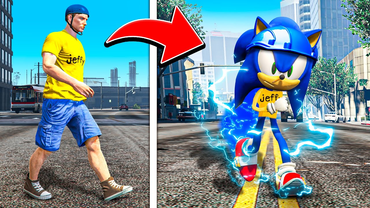 Jeffy Becomes SONIC In GTA 5!