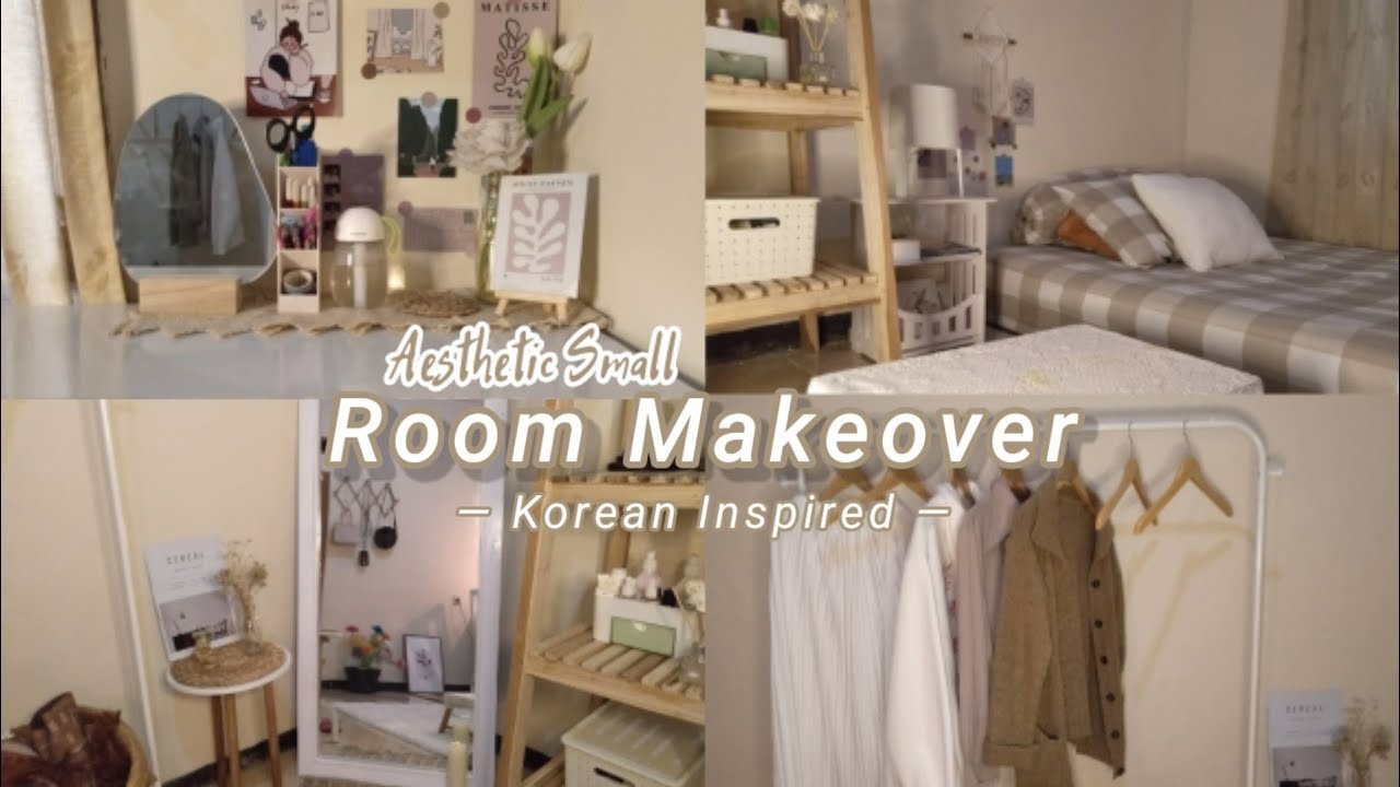 Small room makeover indonesia korean inspired 3x3 ✨