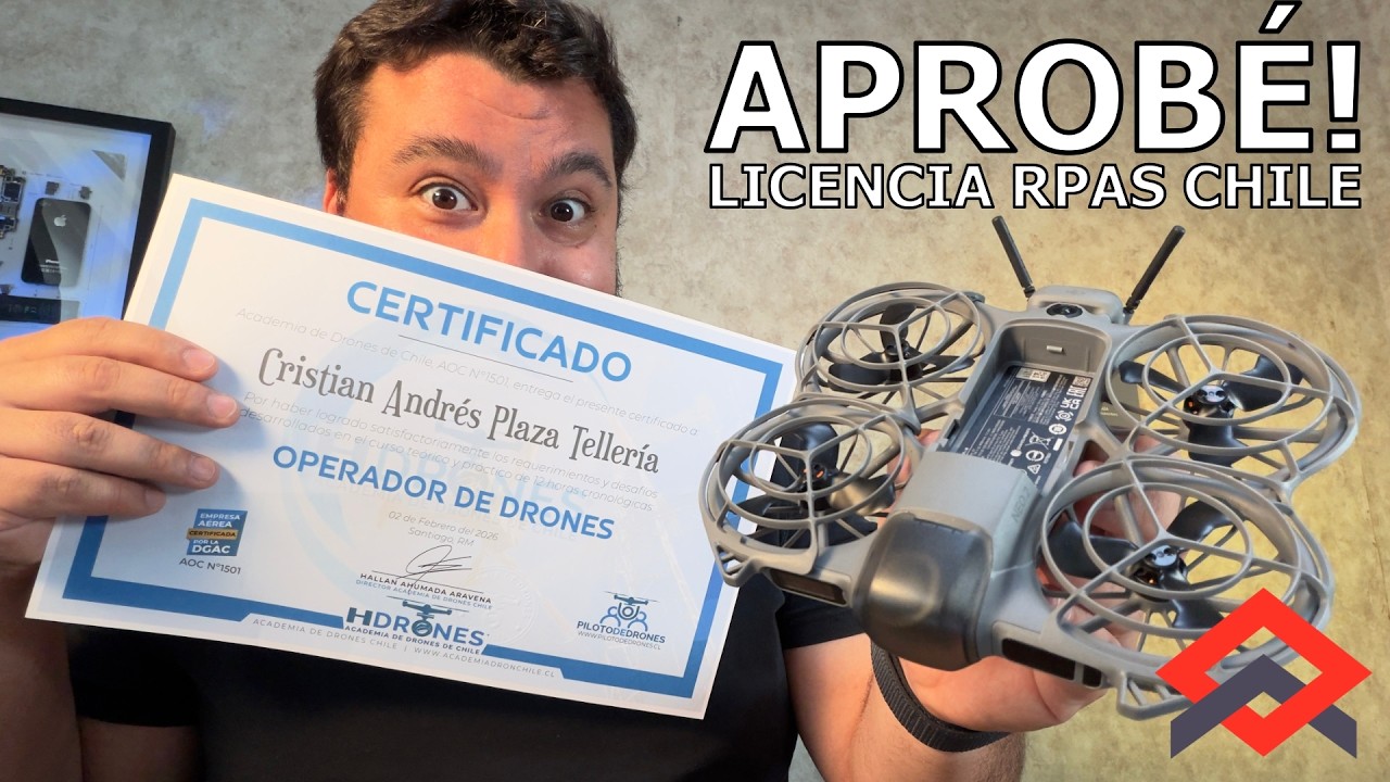 Así saqué mi LICENCIA de DRON en Chile 🇨🇱 | RPAS paso a paso!