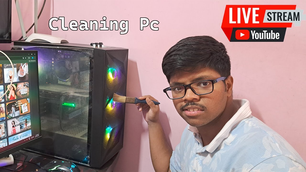 Cleaning pc Setup on Live Stream Sohanmoreplay Setup |Sohan More Plays is live