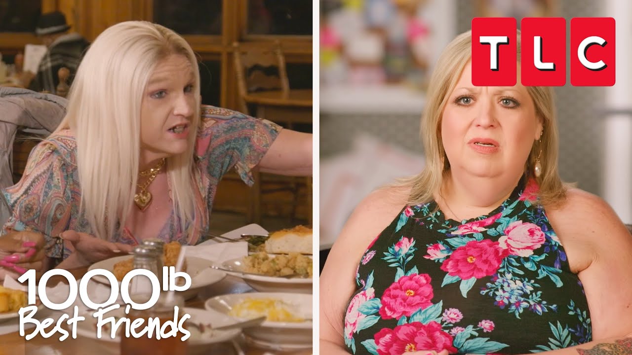 Vannessa and Meghan Argue at Dinner | 1000-lb Best Friends | TLC
