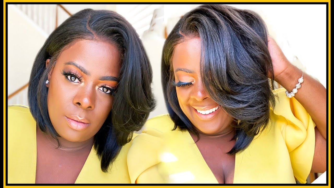 $35! Salon Set Layers || Kinky Straight Bob 2 Colors! || Wigs2WaistLength