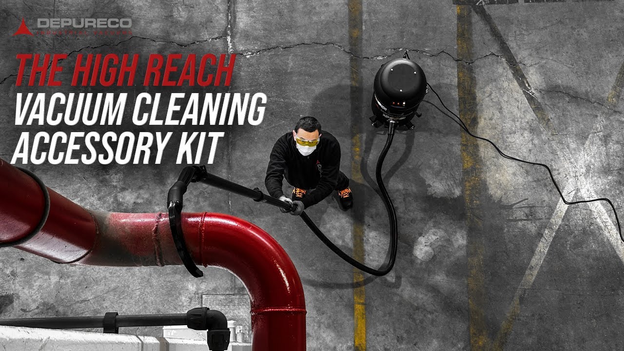 VertiVac: The High-Reach Vacuum Cleaning Accessory Kit | Depureco Industrial Vacuums
