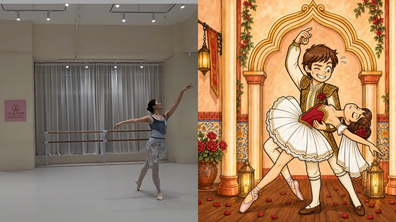 Adult Ballet Variation - Don Quixote - Bridesmaid's Variation 2 -  Age 41