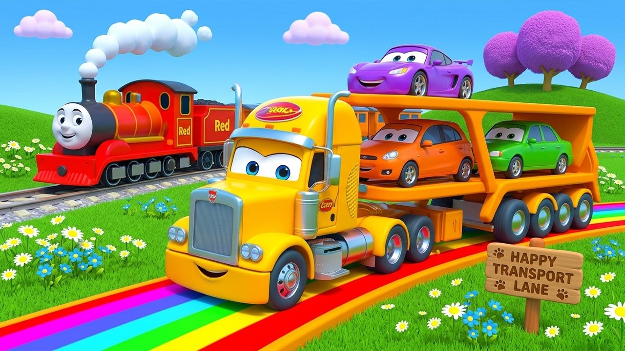 Learn Alphabets A to Z with Monkey🚂 | Toy Train Color Educational for Kids | Monkey Simple Songs