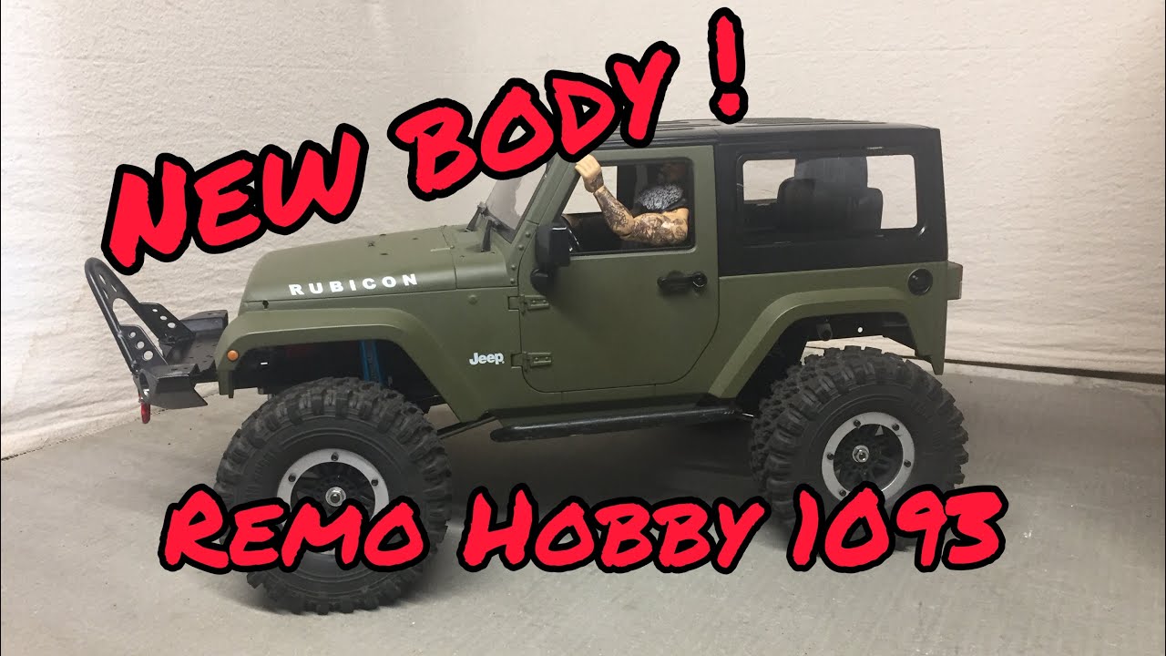 Injora Jeep body on Remo hobby chassis