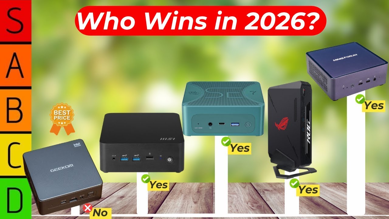 Best Mini PCs 2026 [TOP 5 Mini PC For Productivity and Gaming]